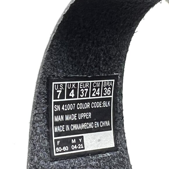 Skechers Womens‎ Size 7M Reggae Caribbean Black Slip On Sandals Shoes - Picture 12 of 12